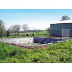 Barrière de fosse à lisier grillagée