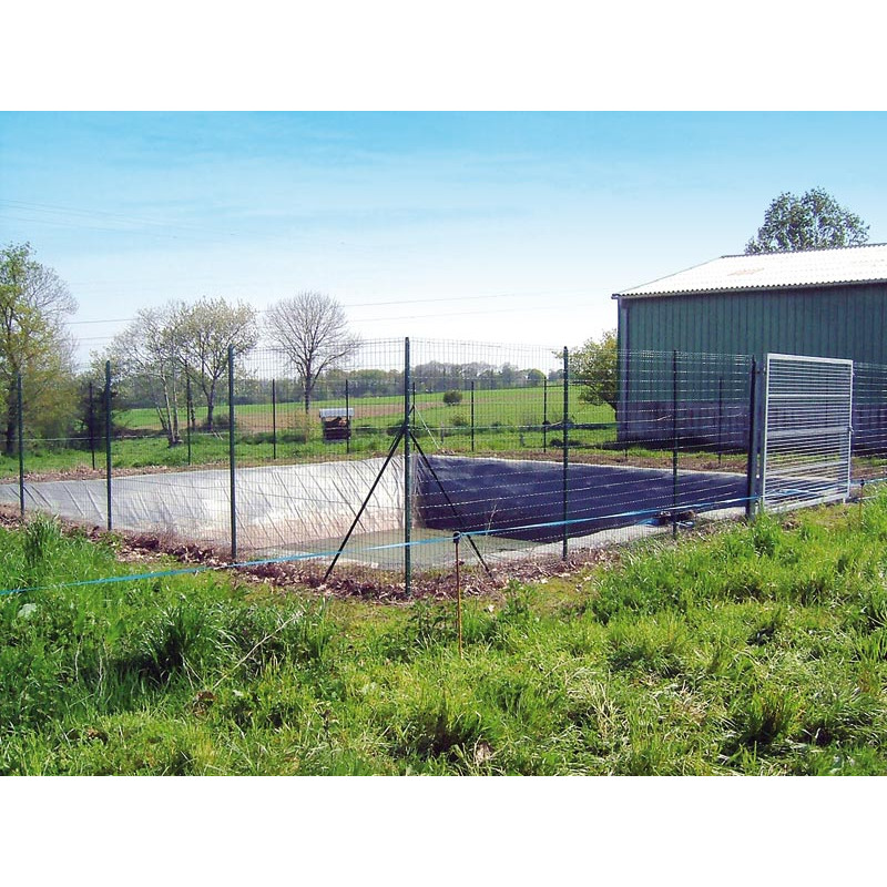 Barrière de fosse à lisier grillagée