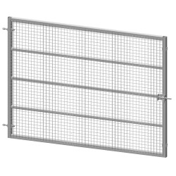 Barrière de fosse à lisier grillagée