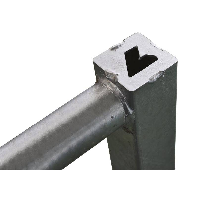 Embout arrière 6 lisses pour barrière de contention 1/2 m 