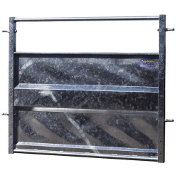 Panneau droit tôlé avec lisse fixe 