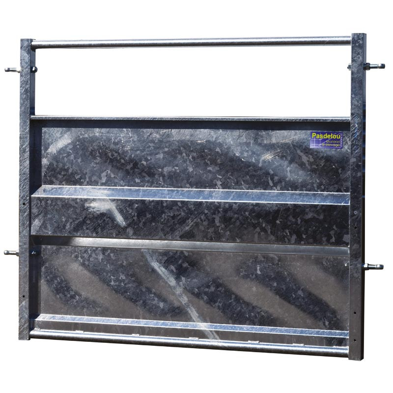 Panneau droit tôlé avec lisse fixe 