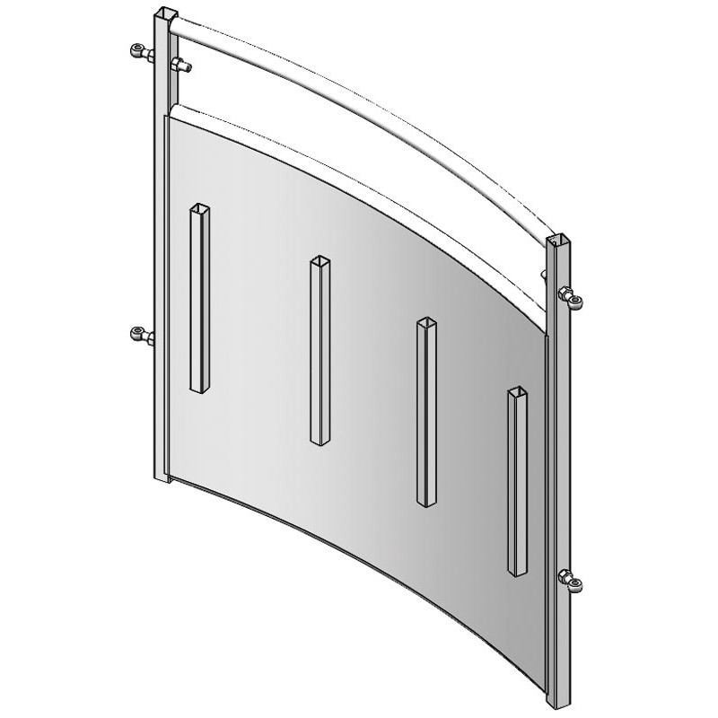 Panneau tôlé arrondi Panneau tôlé arrondi