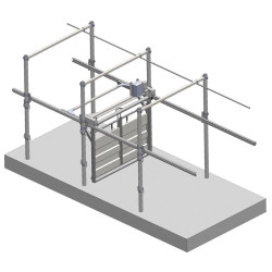 Module de base motorisé pour couloir de poussée