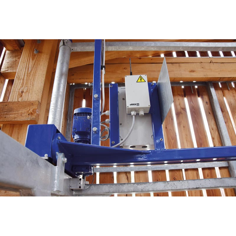 Module de base motorisé pour couloir de poussée