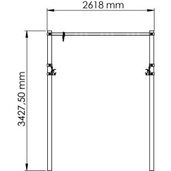 Module extension pour couloir de poussée motorisé 