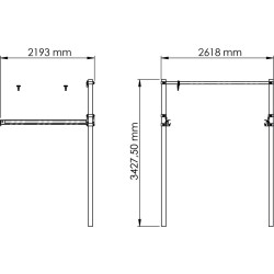 Module extension pour couloir de poussée motorisé 