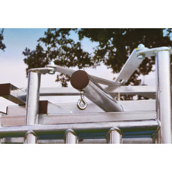 Cage de manipulation LFM - Parois largeur fixe - Panneaux latéraux tôlés à partie haute ouvrante Cage de manipulation LFM - Parois largeur fixe - Panneaux latéraux tôlés à partie haute ouvrante