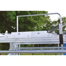 Cage de manipulation LFM - Parois largeur fixe - Panneaux latéraux tôlés à partie haute ouvrante Cage de manipulation LFM - Parois largeur fixe - Panneaux latéraux tôlés à partie haute ouvrante