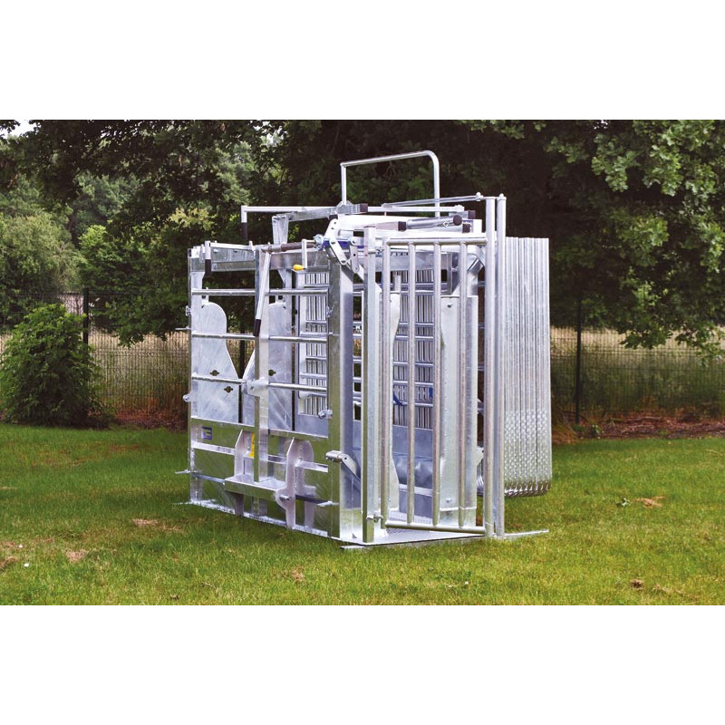 Cage de manipulation LFM - Parois largeur fixe - Panneaux latéraux tôlés à partie haute ouvrante Cage de manipulation LFM - Parois largeur fixe - Panneaux latéraux tôlés à partie haute ouvrante