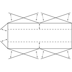Cage de contention LVM - 4 portillons - Parois largeur variable - Panneaux latéraux