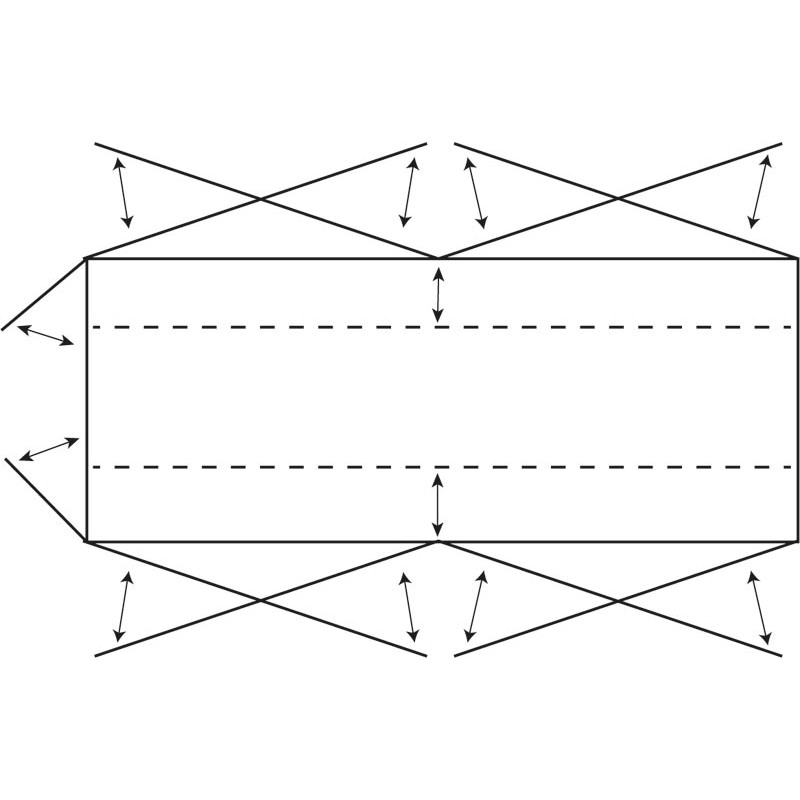 Cage de contention LVM - 4 portillons - Parois largeur variable - Panneaux latéraux