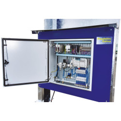 Cage de contention LVAP - 4 portillons - Parois largeur variable - Panneaux latéraux ouvrants avec portillons Cage de contention LVAP - 4 portillons - Parois largeur variable - Panneaux latéraux ouvrants avec portillons