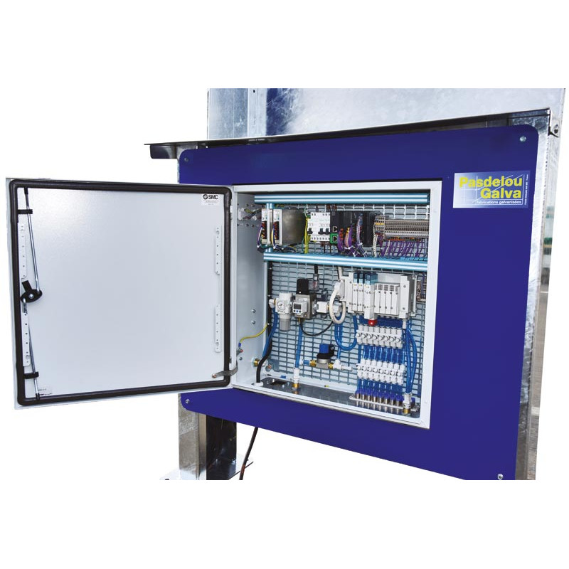 Cage de contention LVAP - 4 portillons - Parois largeur variable - Panneaux latéraux ouvrants avec portillons Cage de contention LVAP - 4 portillons - Parois largeur variable - Panneaux latéraux ouvrants avec portillons