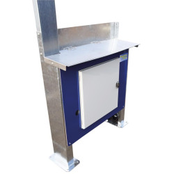 Cage de contention LVAP - 4 portillons - Parois largeur variable - Panneaux latéraux ouvrants avec portillons Cage de contention LVAP - 4 portillons - Parois largeur variable - Panneaux latéraux ouvrants avec portillons