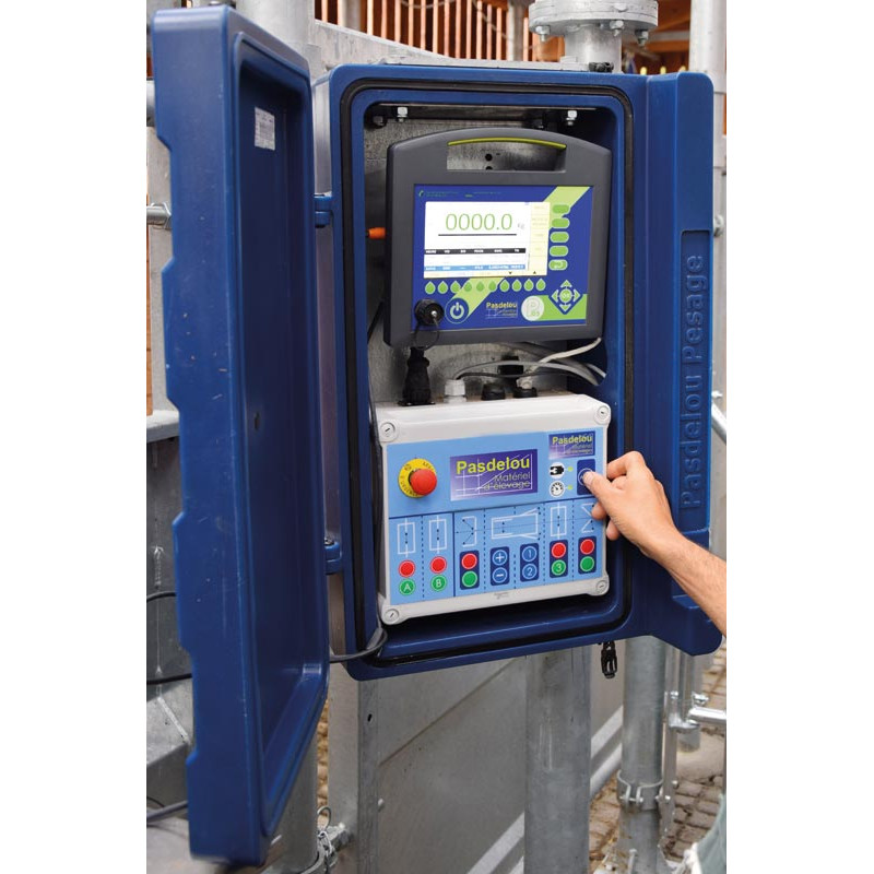 Cage de contention LVAP - 4 portillons - Parois largeur variable - Panneaux latéraux ouvrants avec portillons Cage de contention LVAP - 4 portillons - Parois largeur variable - Panneaux latéraux ouvrants avec portillons