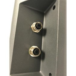 Cage de contention LVAPI - 3 portillons - Parois largeur variable - Panneaux latéraux ouvrants avec portillons