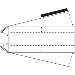 Cage de contention LVAPI - Panneaux tôlés - Parois largeur variable - Panneaux latéraux tôlés ouvrants 