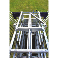 Commande déportée pour porte PCCM sur couloir de contention mobile ou fixe