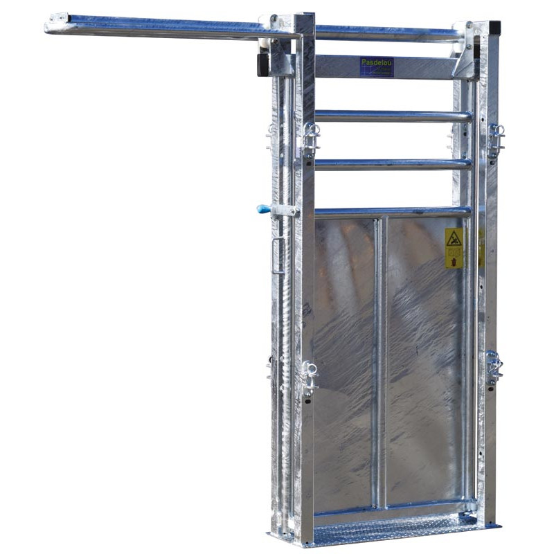 Porte sectionnelle déportée 1 battant manuelle 