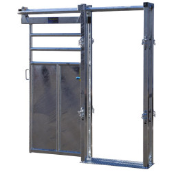 Porte sectionnelle déportée 1 battant manuelle 