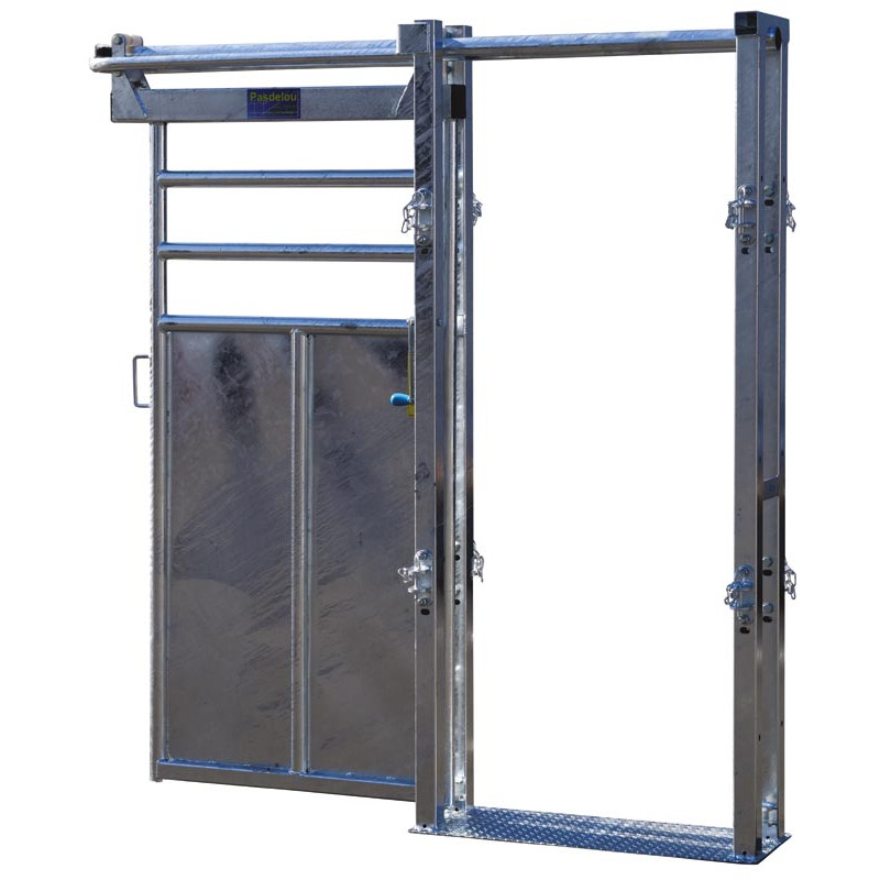 Porte sectionnelle déportée 1 battant manuelle 