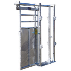 Porte sectionnelle déportée 1 battant manuelle 