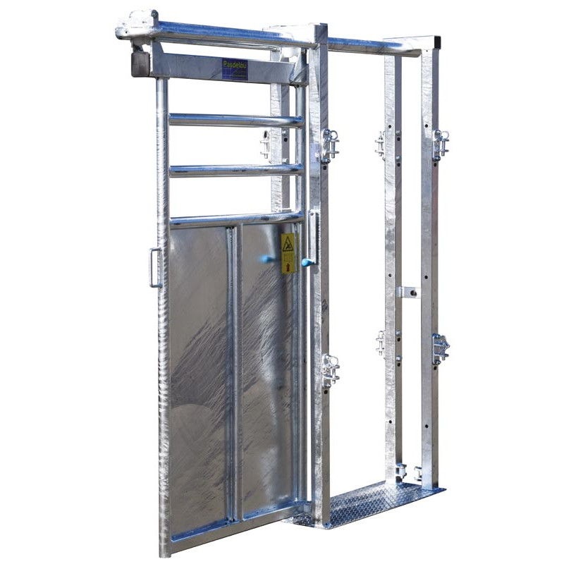 Porte sectionnelle déportée 1 battant manuelle 