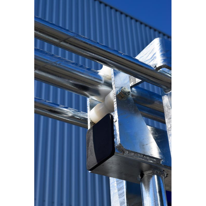 Porte sectionnelle déportée 1 battant manuelle 