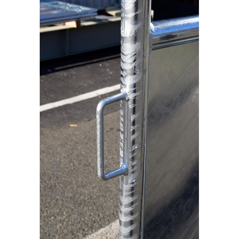 Porte sectionnelle déportée 1 battant manuelle 