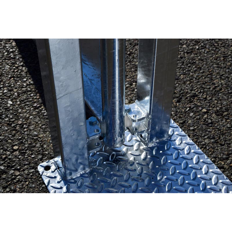 Porte sectionnelle déportée 1 battant manuelle 