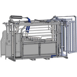 Système de poussée anti-recul pneumatique pour cages manuelles
