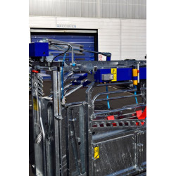 Système de poussée anti-recul pneumatique pour cages manuelles