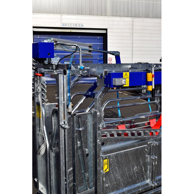 Système de poussée anti-recul pneumatique pour cages manuelles