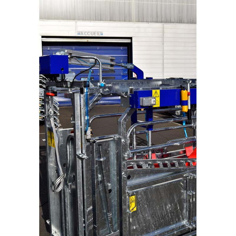 Système de poussée anti-recul pneumatique pour cages manuelles