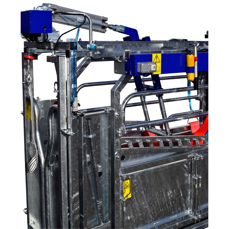 Système de poussée anti-recul pneumatique pour cages manuelles