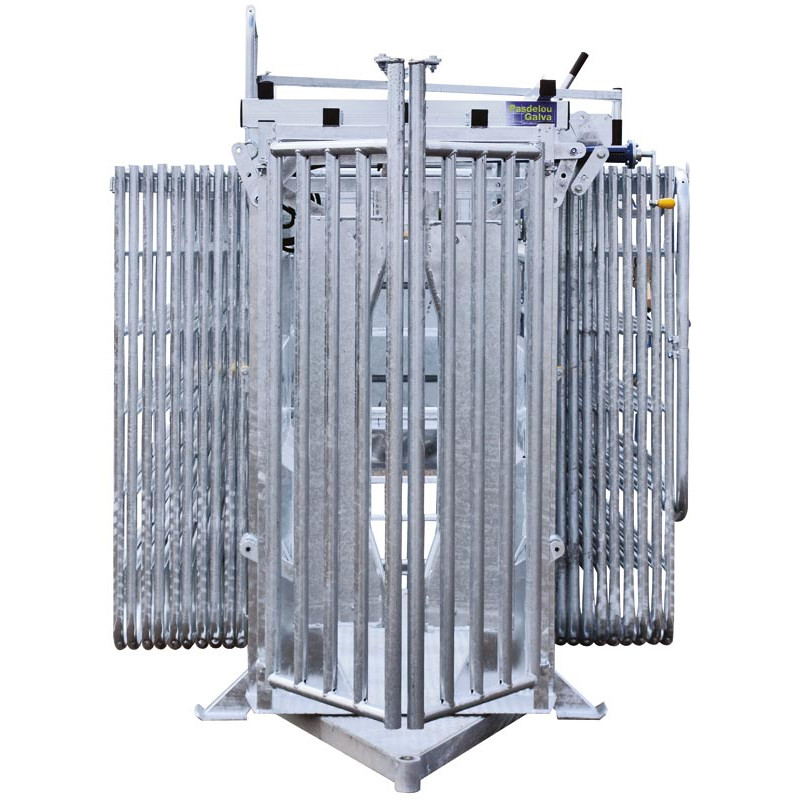 Support panels pour couloir de contention mobile