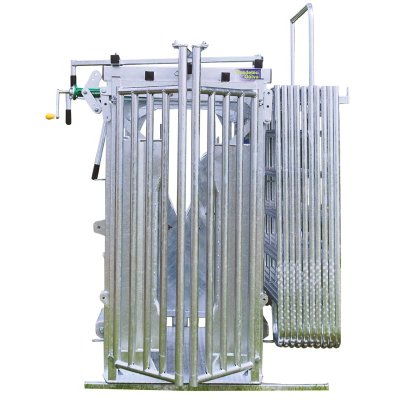 Support panels pour cage de contention à parois fixes