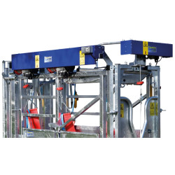 Kit de parage électrique pour cage à parois largeur fixe - 4 portillons