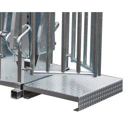 Seuil de sortie de cage de contention Seuil de sortie de cage de contention