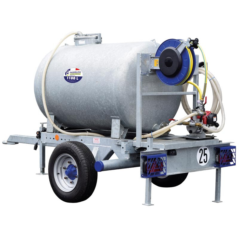 Citerne à eau 1100 litres - citerne roulante espaces verts