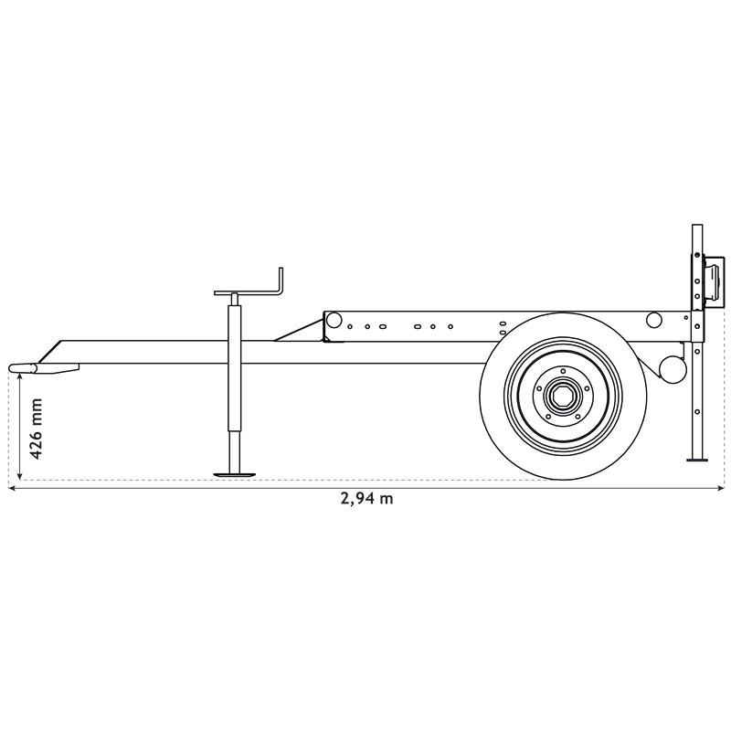 Châssis roulant pour pour citernes eau 890 litres et 1100 litres Châssis roulant pour pour citernes eau 890 litres et 1100 litres
