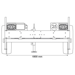 Châssis roulant pour citernes eau 2000 litres et 3200 litres