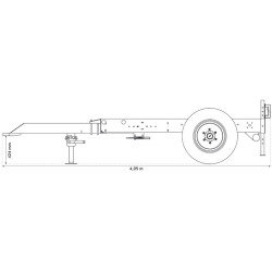 Châssis roulant pour citerne eau 4400 litres