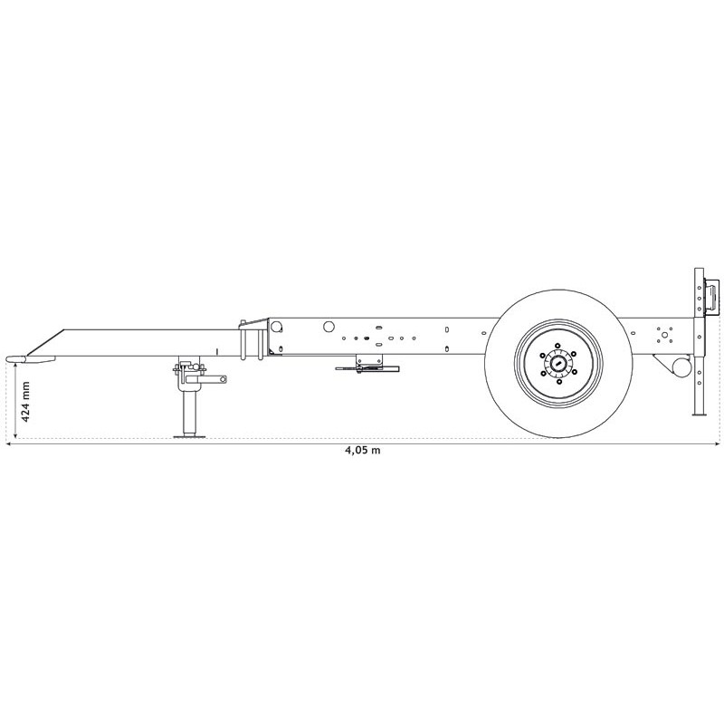 Châssis roulant pour citerne eau 4400 litres