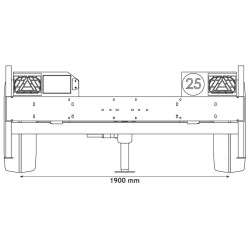 Châssis roulant pour citerne eau 4400 litres