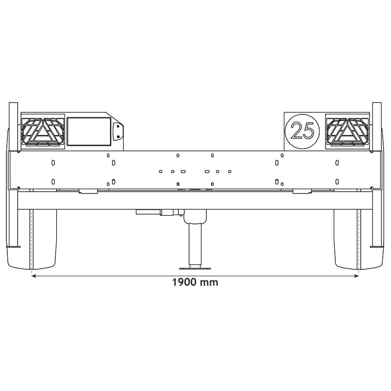 Châssis roulant pour citerne eau 4400 litres