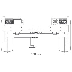 Châssis roulant pour citerne eau 8000 litres