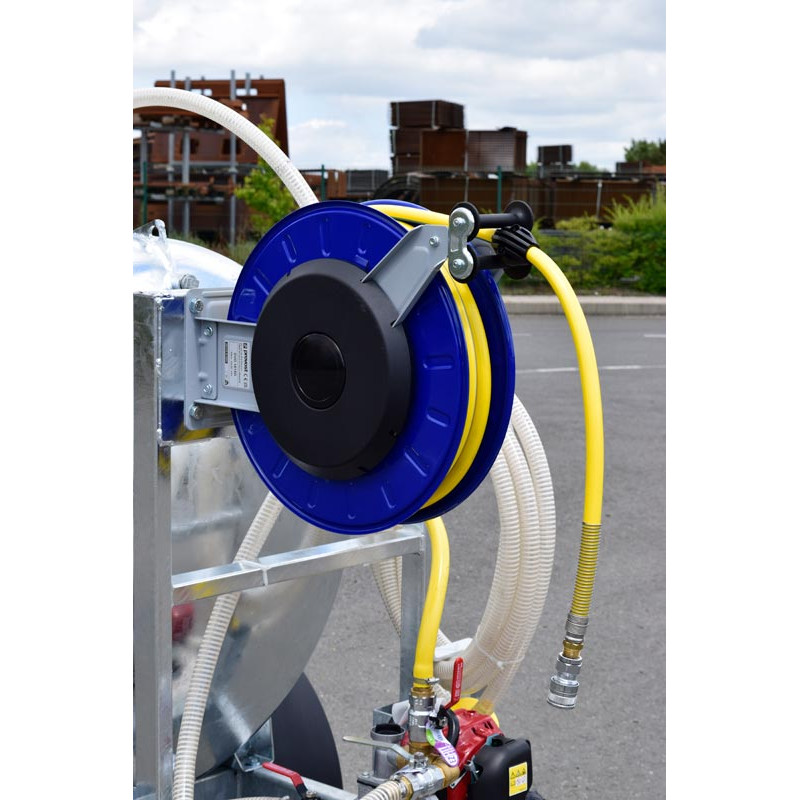 Remorque citerne à eau 1000 litres espaces verts - Routière 90km/h - PTC 1,5 T