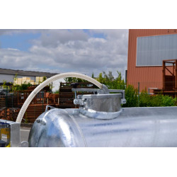 Remorque citerne à eau 1000 litres espaces verts - Routière 90km/h - PTC 1,5 T